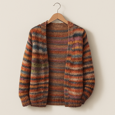 Patrizia | Giacca in maglia multicolore