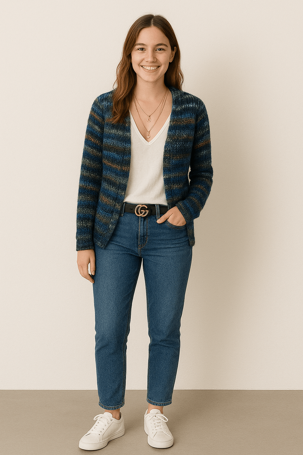 Patrizia | Giacca in maglia multicolore
