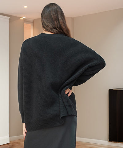 Laura | Giacca in maglia a righe con bottoni