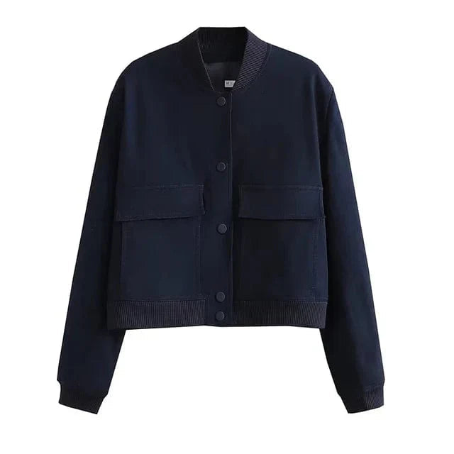 Maria | Giacca corta button-up stile college