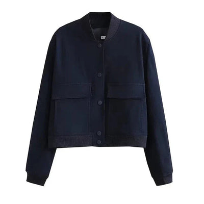 Maria | Giacca corta button-up stile college