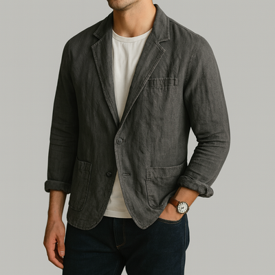 Gianleone | Cardigan leggero e traspirante in lino