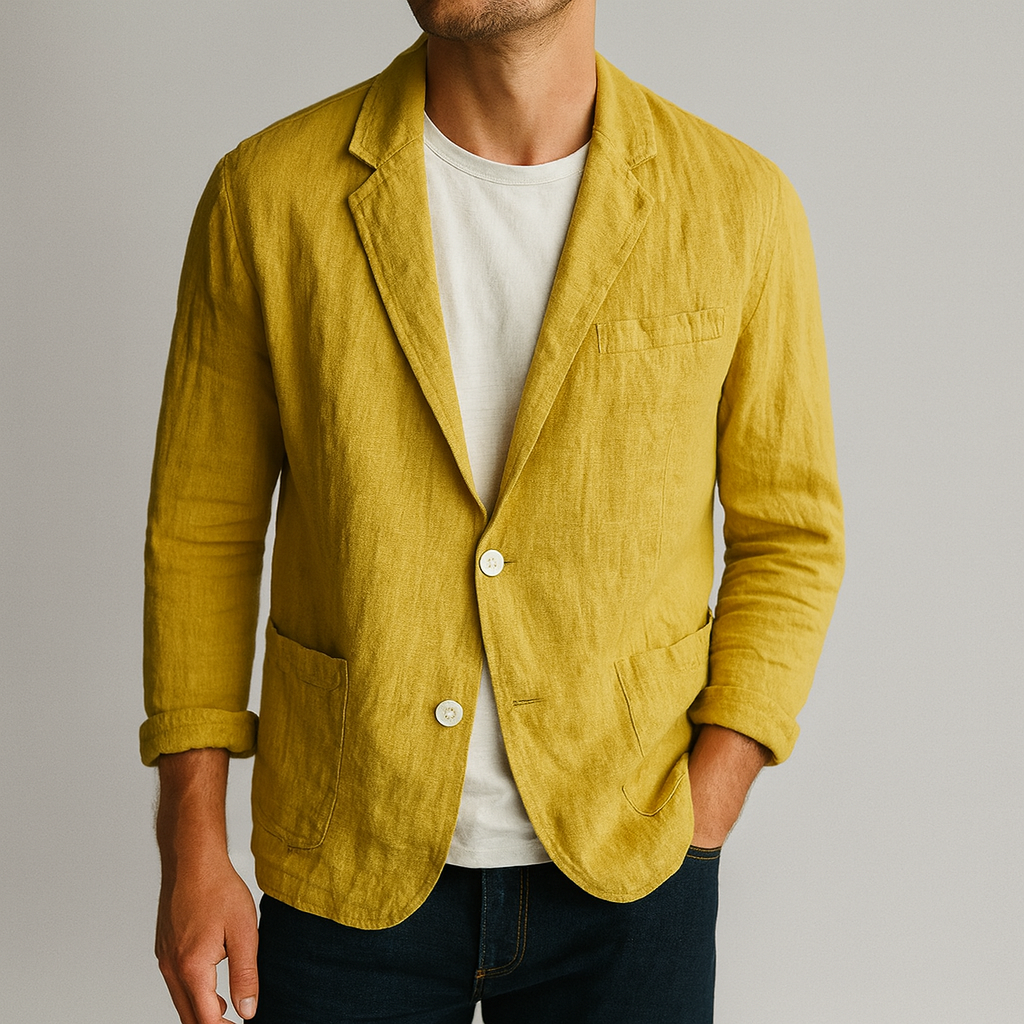 Gianleone | Cardigan leggero e traspirante in lino