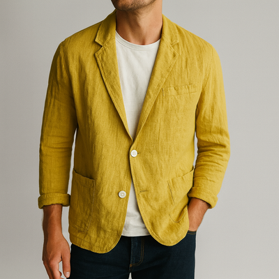 Gianleone | Cardigan leggero e traspirante in lino