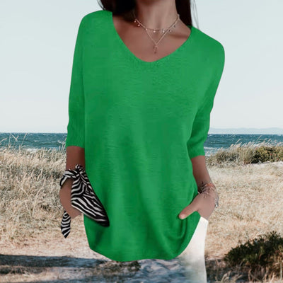 Gerda Top Estivo Donna – Leggero e Traspirante, Scollo a V-3