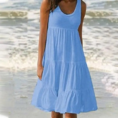Variant image for Jocoo | Abito Estivo Boho Donna con Rouches-1