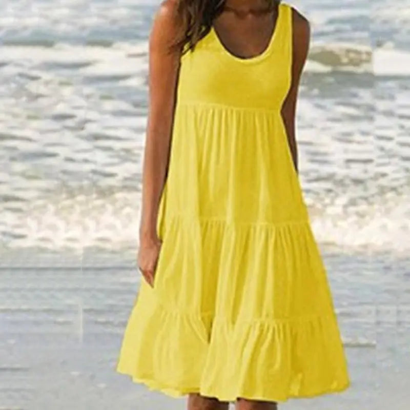 Variant image for Jocoo | Abito Estivo Boho Donna con Rouches-30