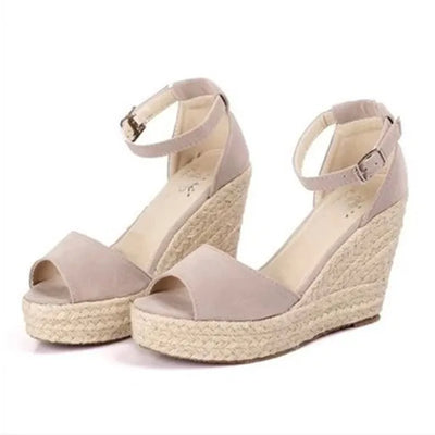 Evelyn | Sandali Donna Comodi Espadrilles Peep Toe Eleganti-3