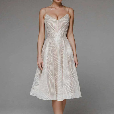 Maritza | Abito elegante con schiena scoperta