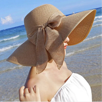 Cappello Estivo Floppy Panama da Donna con Fiocco | Cappelli Donna Eleganti-2