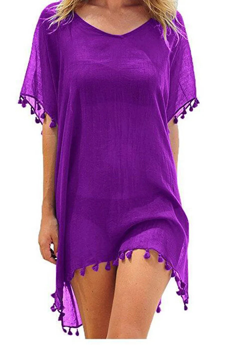 Variant image for Dalia | Abito da Spiaggia in Pizzo con Dettagli Eleganti-9