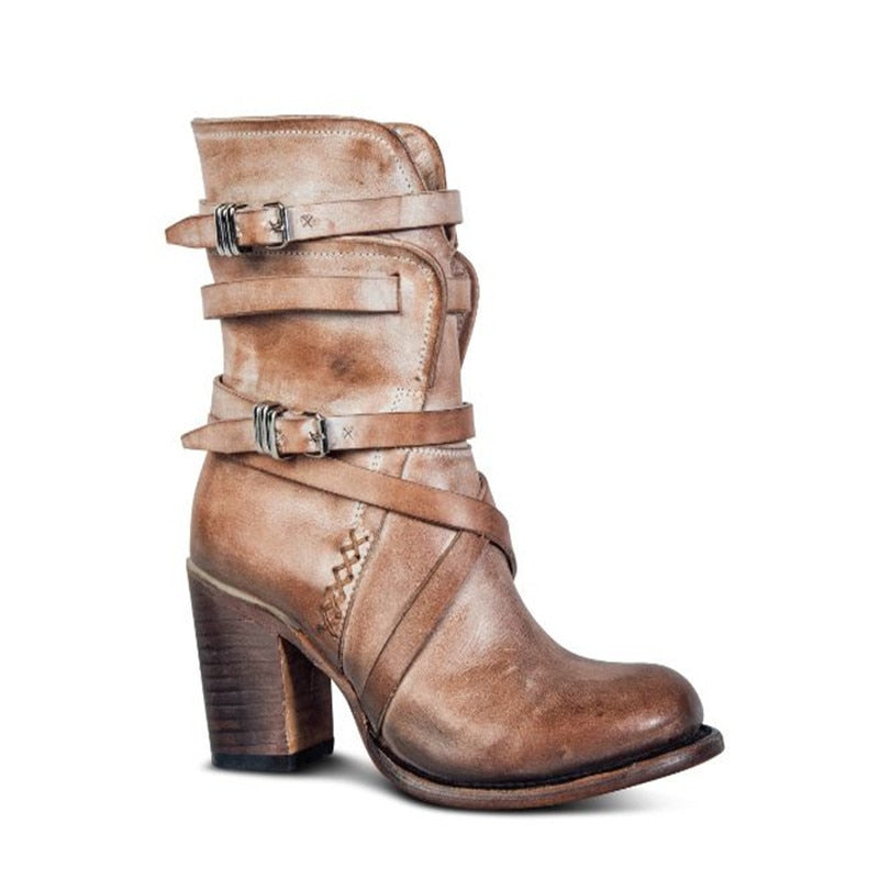 Eleganza Vintage | Stivali Donna alla Caviglia 2