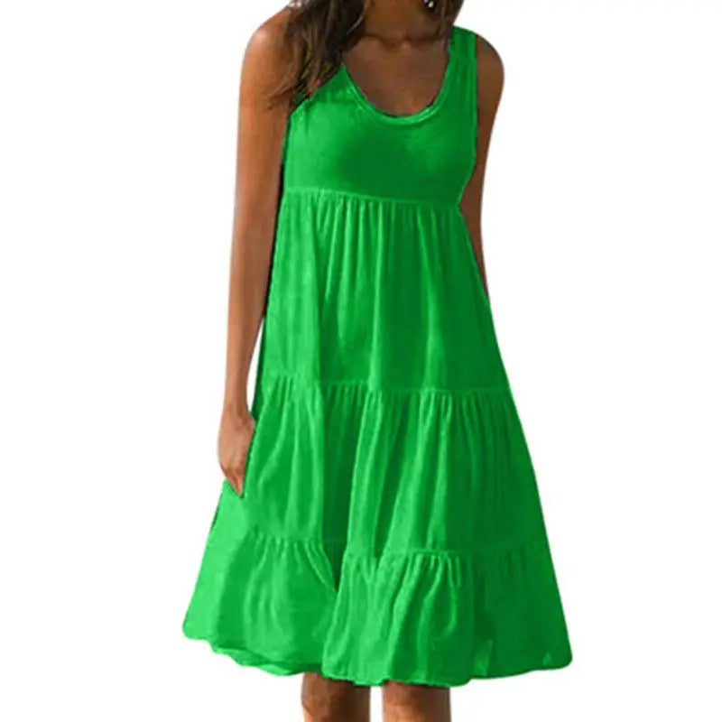 Variant image for Jocoo | Abito Estivo Boho Donna con Rouches-5