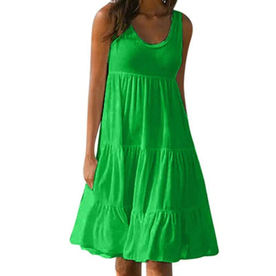 Variant image for Jocoo | Abito Estivo Boho Donna con Rouches-5