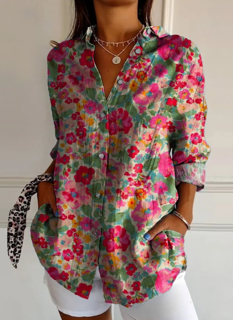 Heidi | Elegante florale Bluse