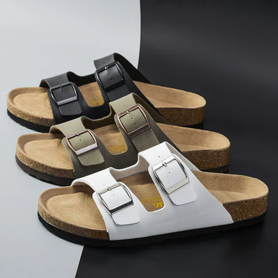 Sandali Uomo - In Pelle Ergonomici-2
