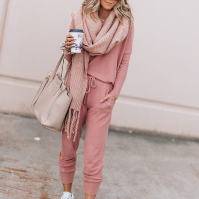 Hannah | Tuta Donna Comoda e Chic con Design Rilassato e Pantaloni Affusolati-2