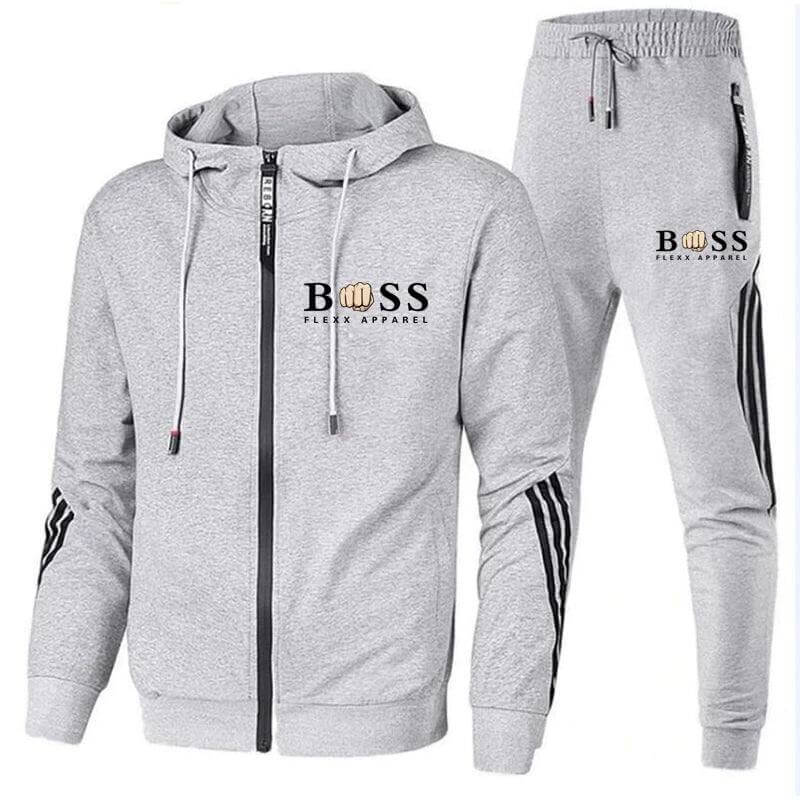 Set di Abbigliamento Sportivo Uomo - 2 Pezzi Traspirante e Confortevole-3