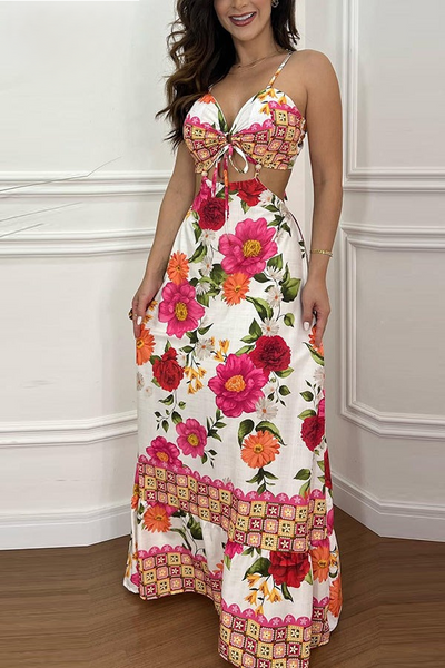 Lisly | Maxi abito tropicale