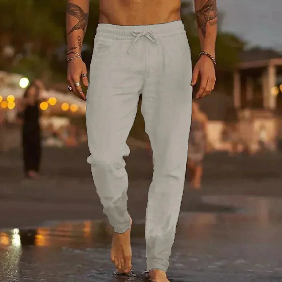 Orlando | Pantaloni casual in lino
