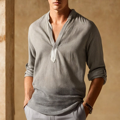 Jack | Camicia per il tempo libero rilassato in fibra naturale