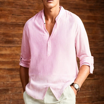 Jack | Camicia per il tempo libero rilassato in fibra naturale
