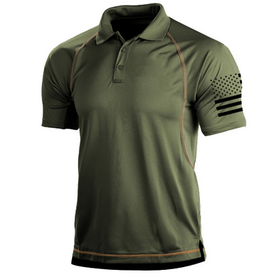 Jasper | Polo in forma su misura traspirante con maniche sportive