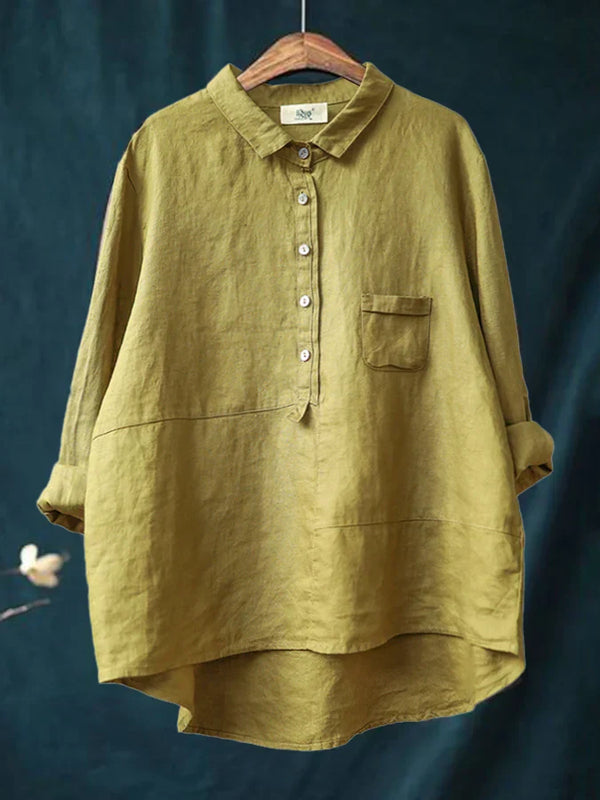 Jennifer | Elegante sommerliche Bluse mit langen Ärmeln