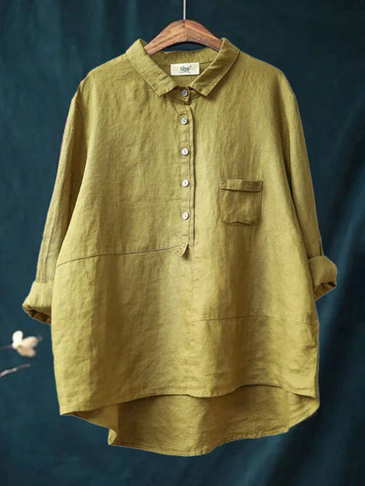 Jennifer | Elegante sommerliche Bluse mit langen Ärmeln