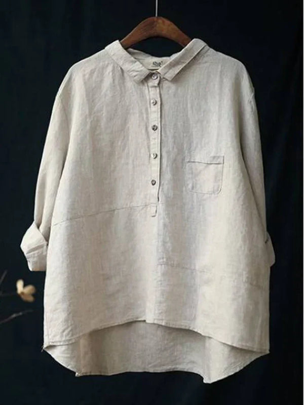 Jennifer | Elegante sommerliche Bluse mit langen Ärmeln