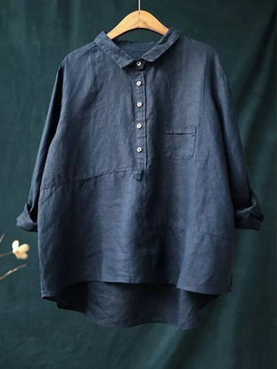 Jennifer | Elegante sommerliche Bluse mit langen Ärmeln