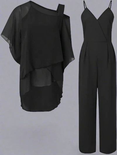 Jennifer | Elegante completo in chiffon
