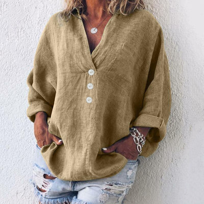 Jennifer | Elegant and refined blouse with puff sleeves