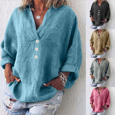 Jennifer | Elegant and refined blouse with puff sleeves