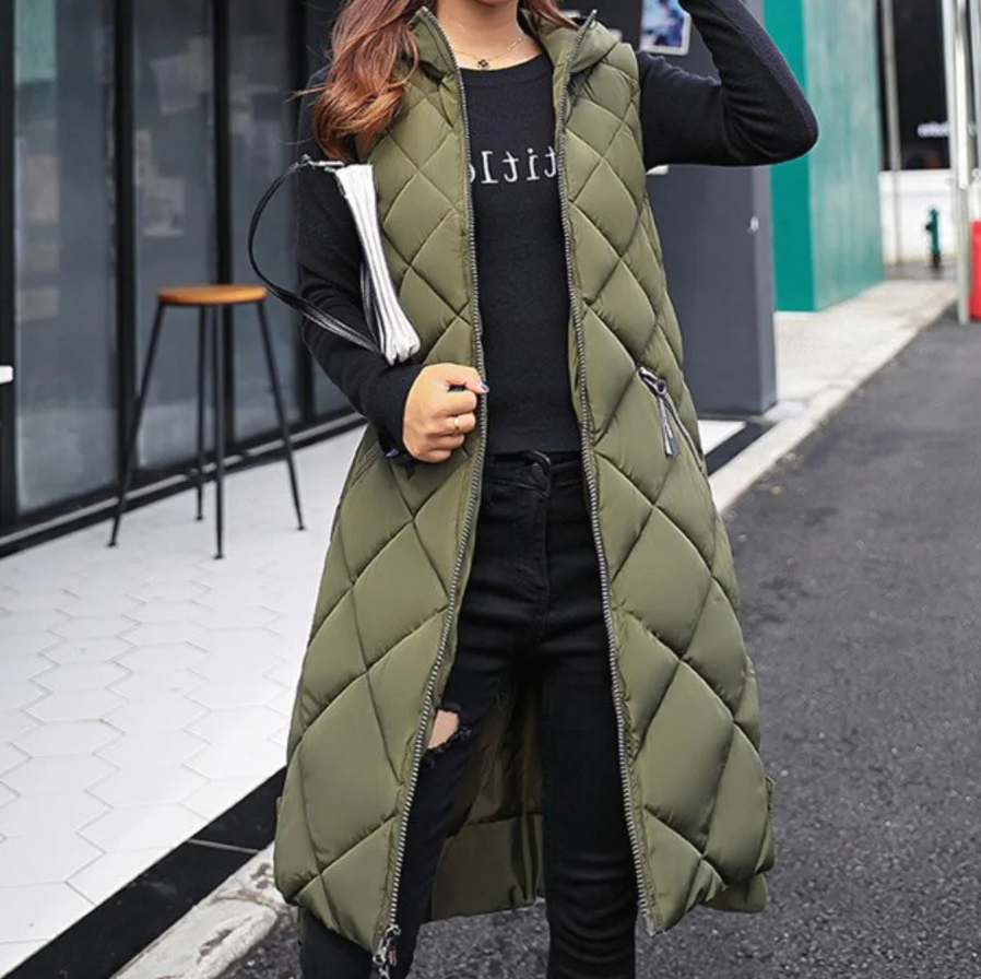Jennifer | Giubbotto con cappuccio lungo comodo e versatile