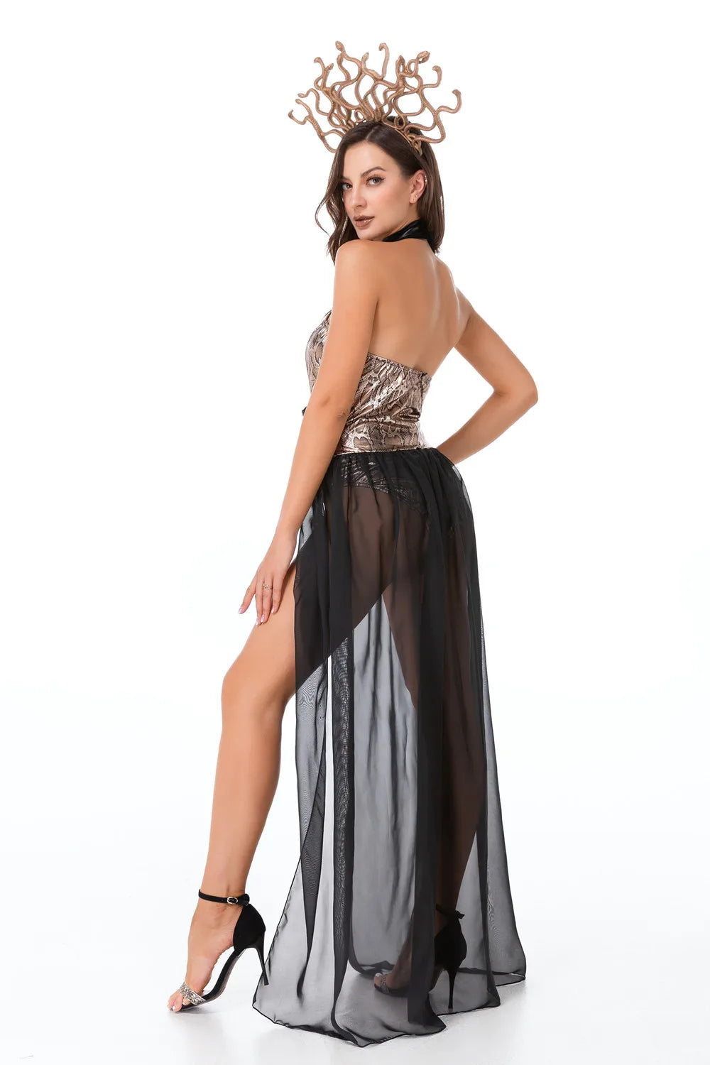 Loredana | Costume da regina serpente di Halloween intelligente