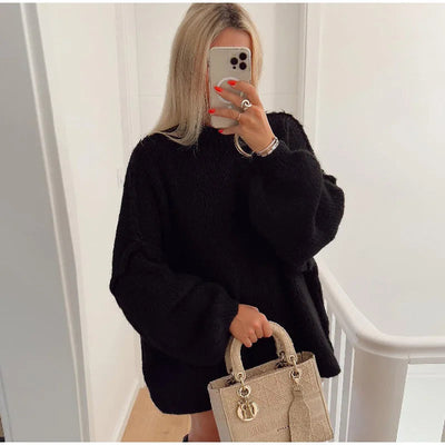 Jessica | Morbido maglione oversize lavorato a maglia
