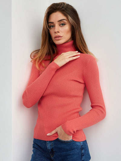 Jessika | Maglione classico a collo alto in cotone