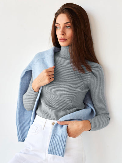 Jessika | Maglione classico a collo alto in cotone