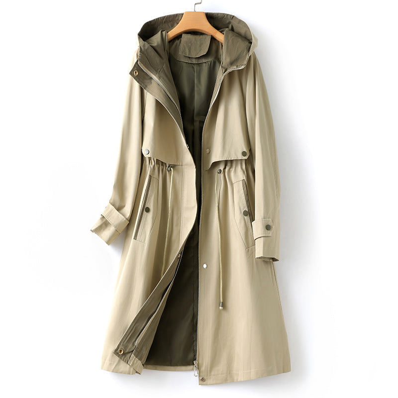 Jessika | Trench impermeabile con cappuccio