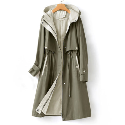 Jessika | Trench impermeabile con cappuccio