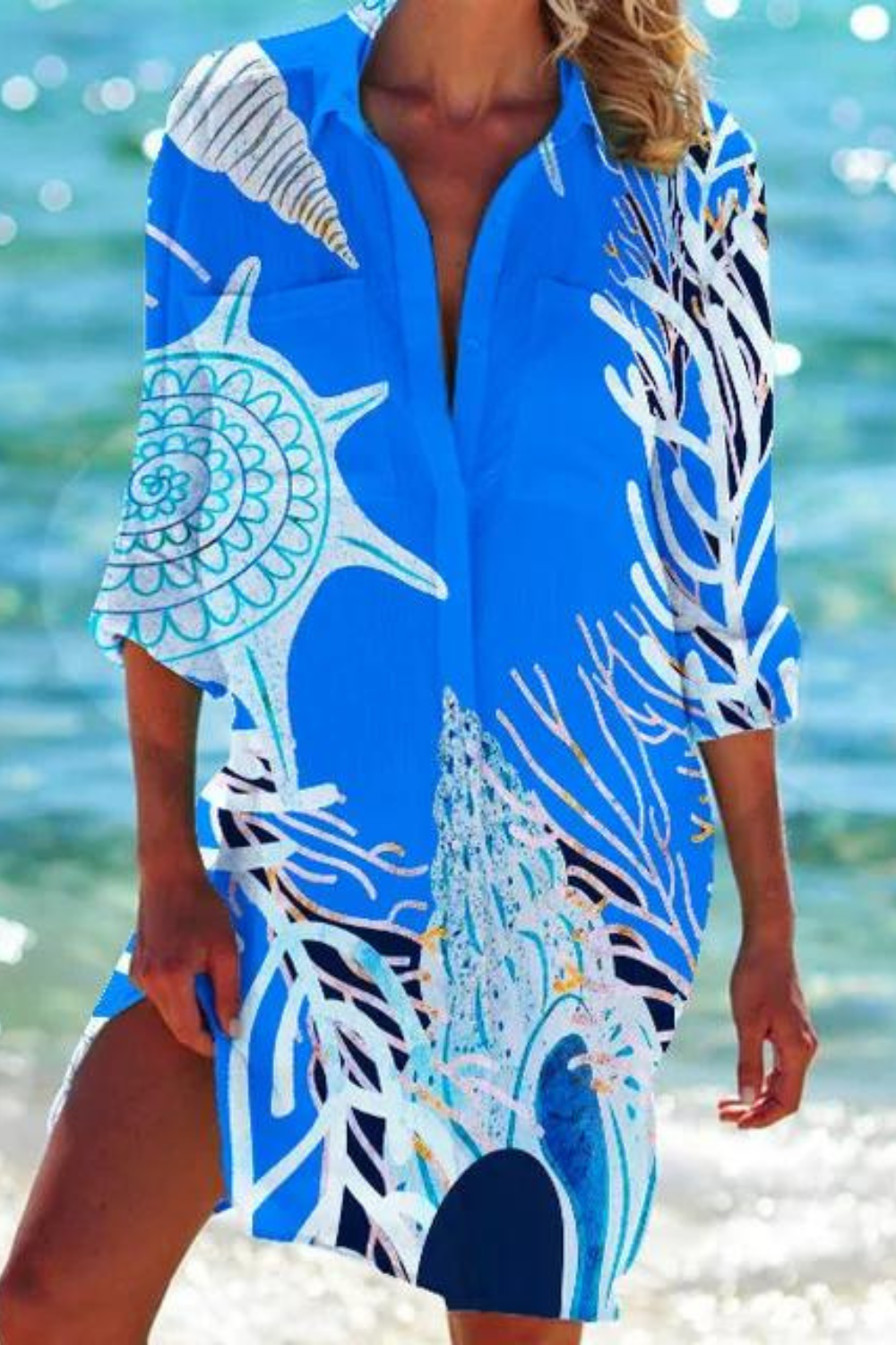 Johanna | Blouse estivale légère et décontractée de plage