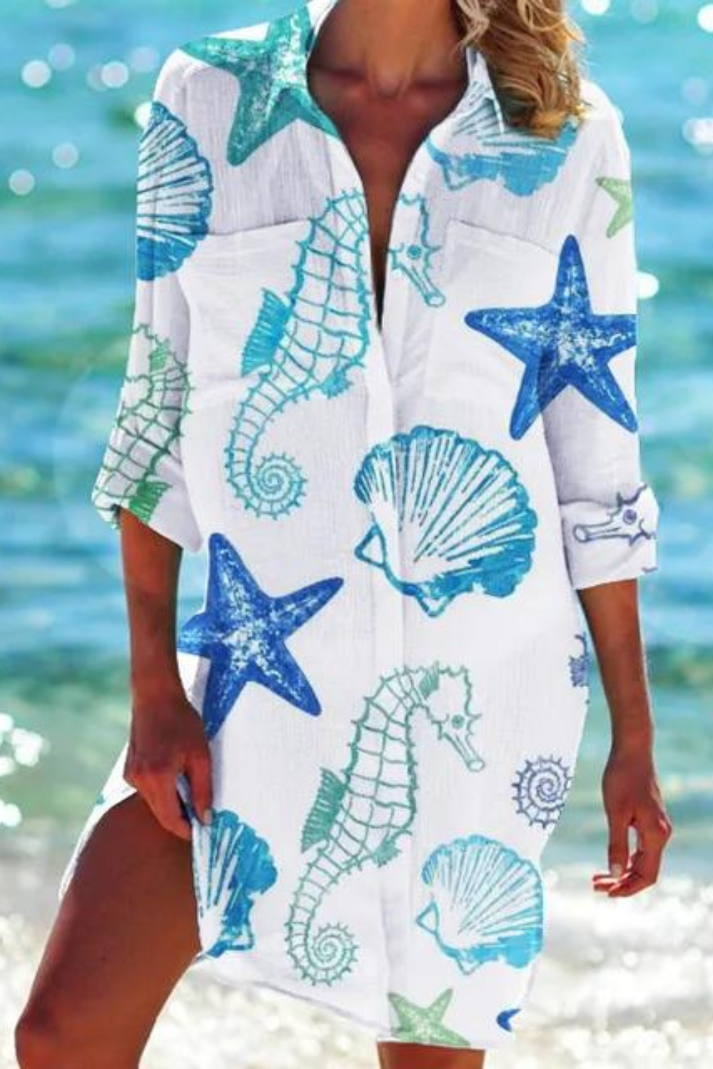 Johanna | Blouse estivale légère et décontractée de plage