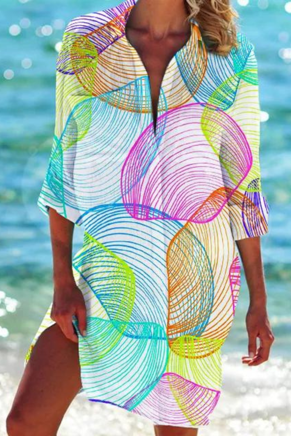 Johanna | Blouse estivale légère et décontractée de plage