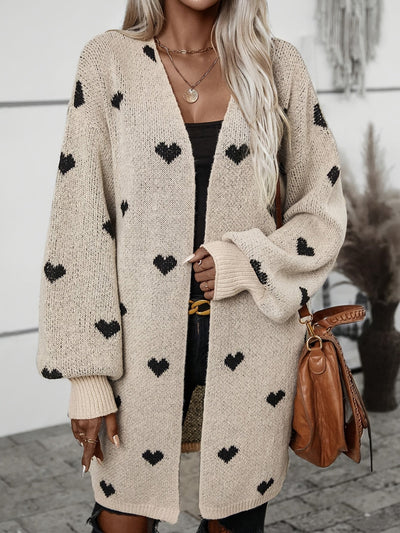 Johanna | Cardigan giocoso con motivo a cuore