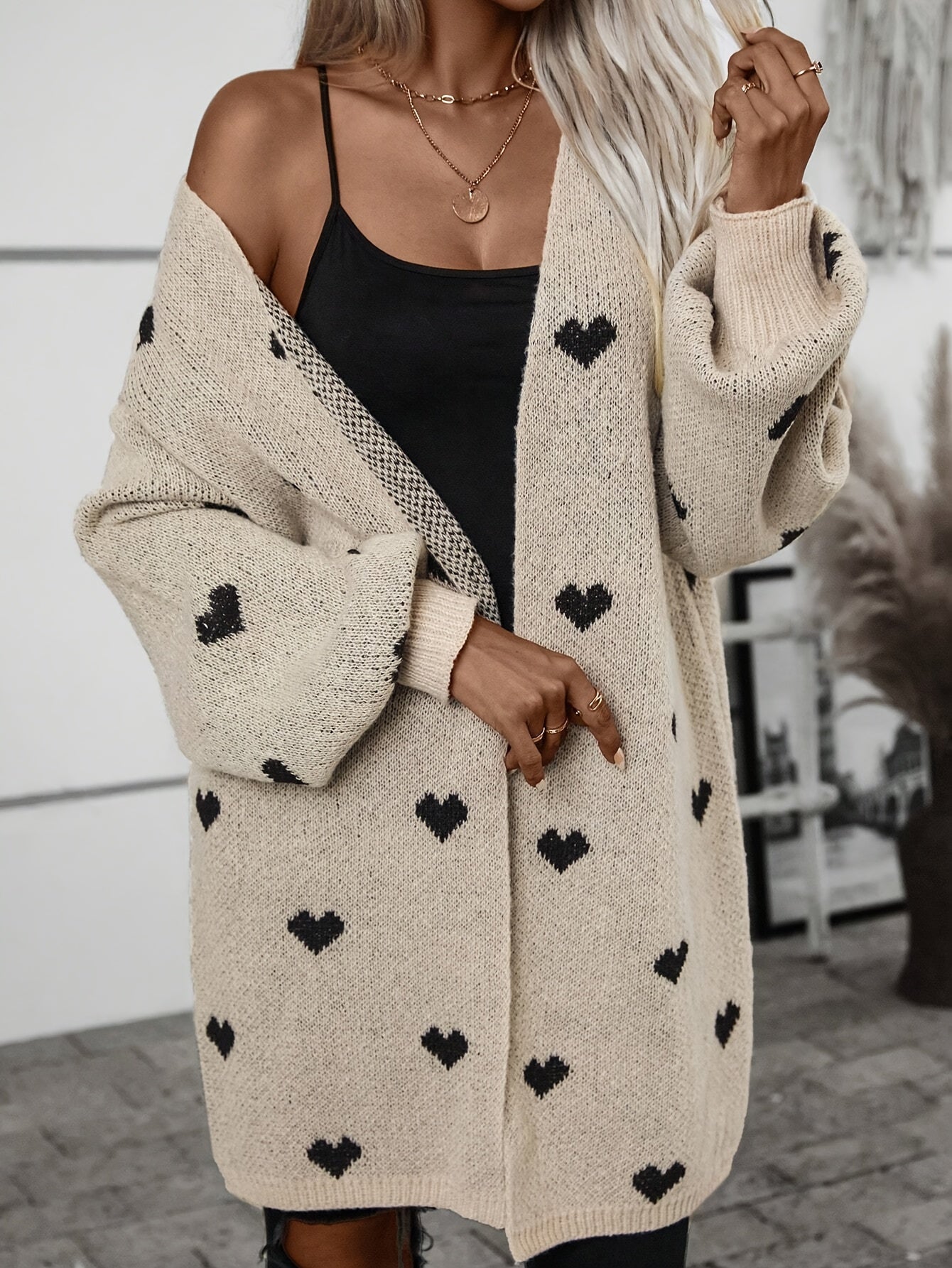 Johanna | Cardigan giocoso con motivo a cuore