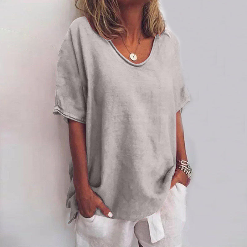 Johanna | Elegante Rundhalsbluse