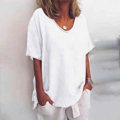 Johanna | Elegante Rundhalsbluse