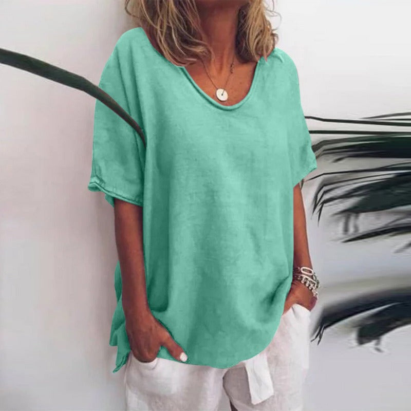Johanna | Elegante Rundhalsbluse