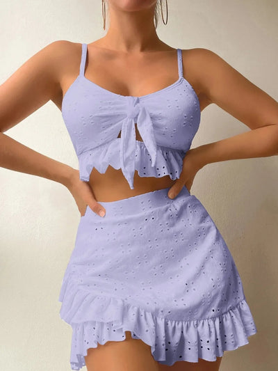 Johanna | Elegante set da donna con Broddery e Ruffles